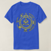 Mens Freemason Tools Faith Hope Charity Masonic Fa Tシャツ (デザイン正面)