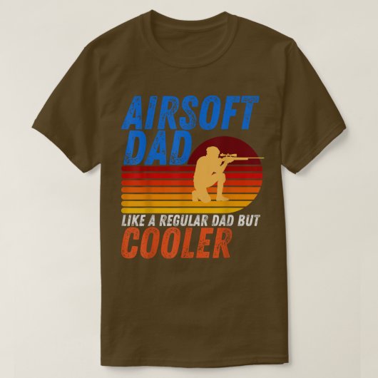 Mens Funny Airsoft Dad Like A Regular Dad But Cool Tシャツ (デザイン正面)