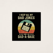 Mens Funny dad Jokes in dad-a-Base (正面)