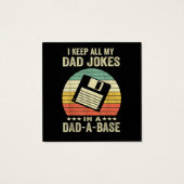Mens Funny dad Jokes in dad-a-Base (裏面)