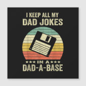 Mens Funny dad Jokes in dad-a-Base (正面)