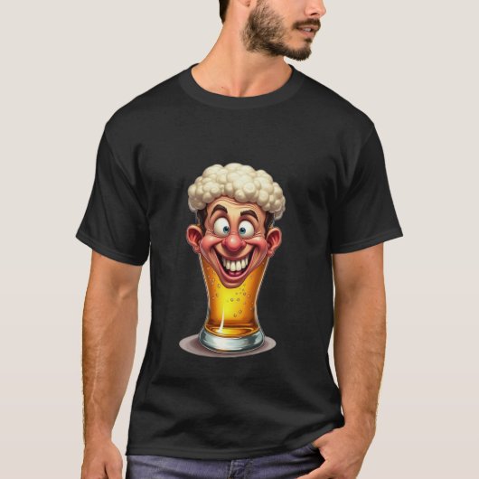 Mens Funny Novelty IPA Beer Graphic Tシャツ (正面)