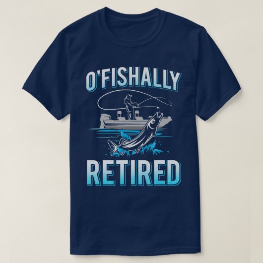 Mens Funny Ofishally Retired Gift  for Retired Fis Tシャツ (デザイン正面)