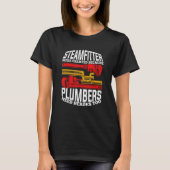 Mens Funny Steamfitter Pipefitter Tシャツ (正面)