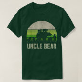 Mens Funny Uncle Bear Shirts From Niece & Nephew, Tシャツ (デザイン正面)