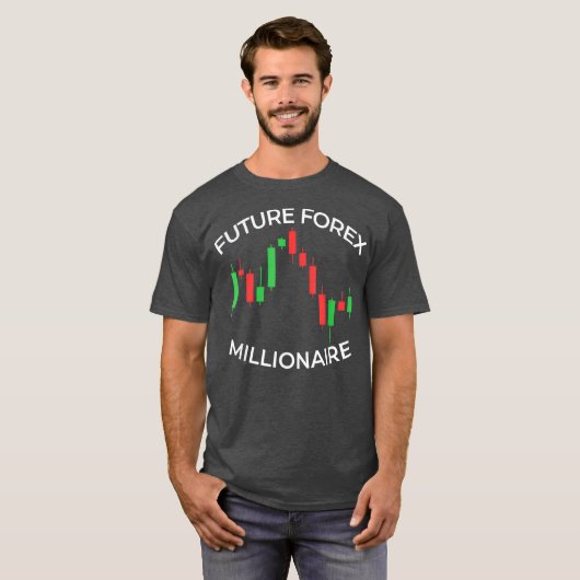 Mens Future Forex Millionaire Day Trader Stock Tシャツ (正面フル)