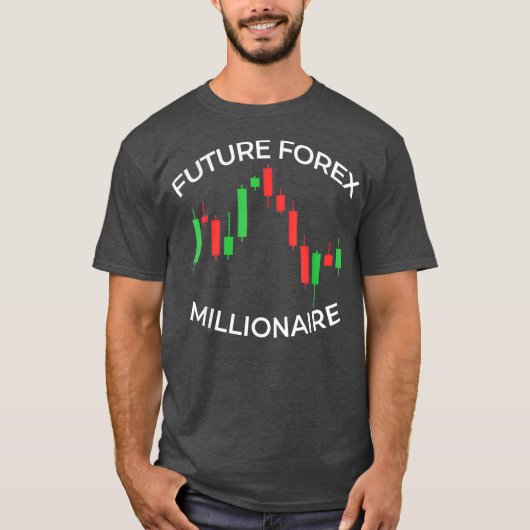 Mens Future Forex Millionaire Day Trader Stock Tシャツ (正面)