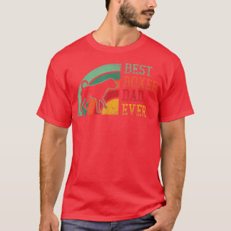 Mens German boer dog or puppy owner DAD retro dist Tシャツ