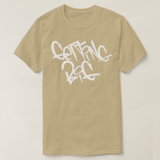 Mens GETTING BIG Gym Fitness Workout Bodybuilding Tシャツ (デザイン正面)