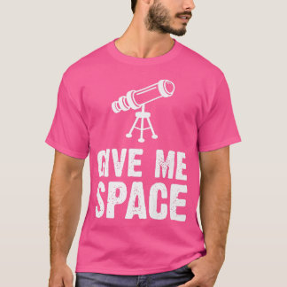Mens Give Me Space Telescope Solar System Galay St Tシャツ