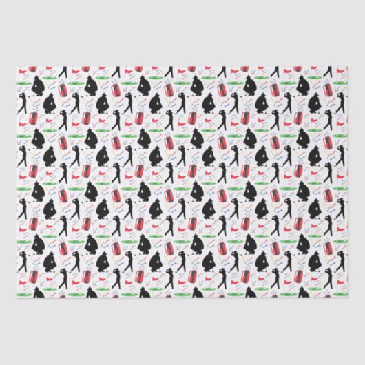 Men's Golf Tissue Paper 薄葉紙 (正面)