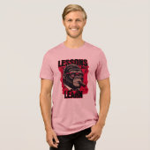 Men's Gorilla Boss Lessons Learn Basic T-Shirt トライブレンドTシャツ (正面全面)