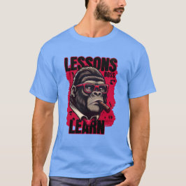 Men's Gorilla Boss Lessons Learn Basic T-Shirt Tシャツ