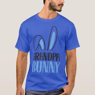Mens Grandpa Bunny Costume Funny Family Matching E Tシャツ