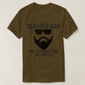 Mens Great Beard Comes Great Responsibility Beard Tシャツ (デザイン正面)