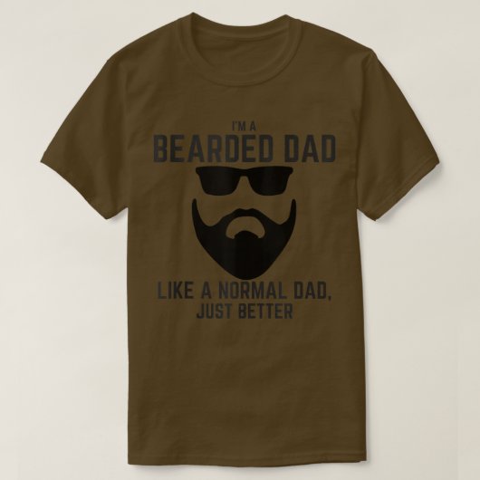 Mens Great Beard Comes Great Responsibility Beard Tシャツ (デザイン正面)