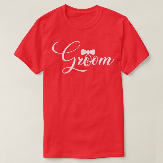 Mens Groom Cute Engagement Matching Newlyweds Bach Tシャツ (デザイン正面)