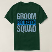Mens Groom Protection Squad Bachelor Party  Tシャツ (デザイン正面)