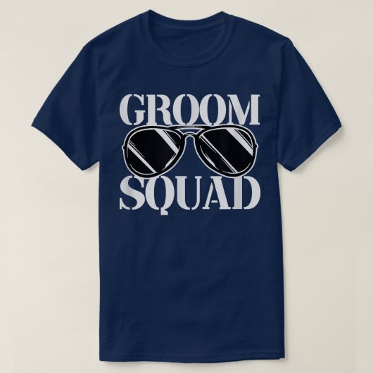 Mens Groom Squad Groomsmen Bachelor Party Tシャツ (デザイン正面)