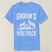 Mens Groom Squad Wolfpack  Tシャツ (デザイン正面)