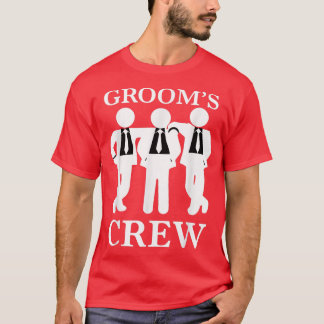 Mens Grooms Crew Bachelor Party Groomsmen Gifts Tシャツ