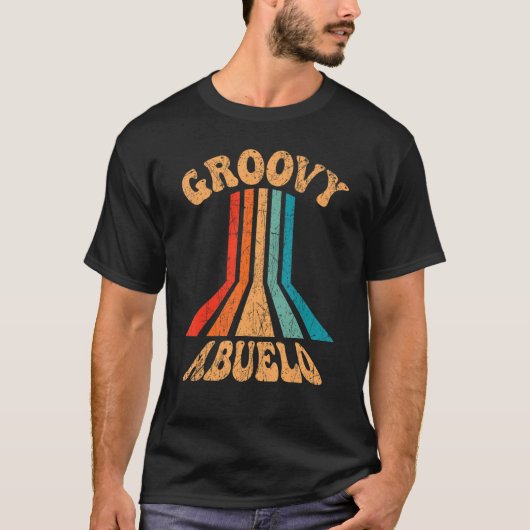 Mens Groovy Abuelo 70s Aesthetic Nostalgia 1970's  Tシャツ (正面)