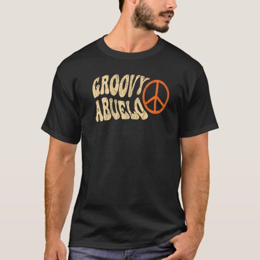 Mens Groovy Abuelo 70s Aesthetic Nostalgia 1970's  Tシャツ (正面)