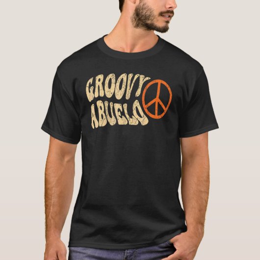Mens Groovy Abuelo 70s Aesthetic Nostalgia 1970's  Tシャツ (正面)