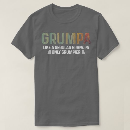 Mens Grumpa定義T型(通常のおじいさんのような) Tシャツ (デザイン正面)