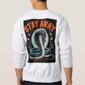 Mens Halloweenフード付"あなたの名前を追加" スウェットシャツ (裏面)