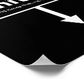 Mens Hand Sanitizer - Funny Adult Humour Christmas ポスター (角)