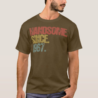 Mens Handsome Since 1967 Vintage Birthday Gifts 67 Tシャツ