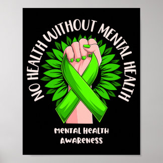 Mens health without mental health awareness ポスター