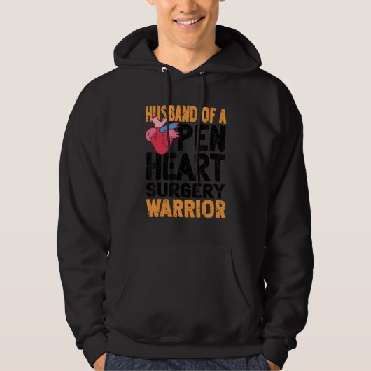 Mens Heart Health Awareness for Bypass Recovery パーカ (正面)