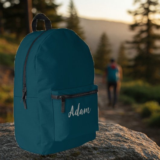 Men's Hiking Backpack Mountain Adventure プリントバックパック