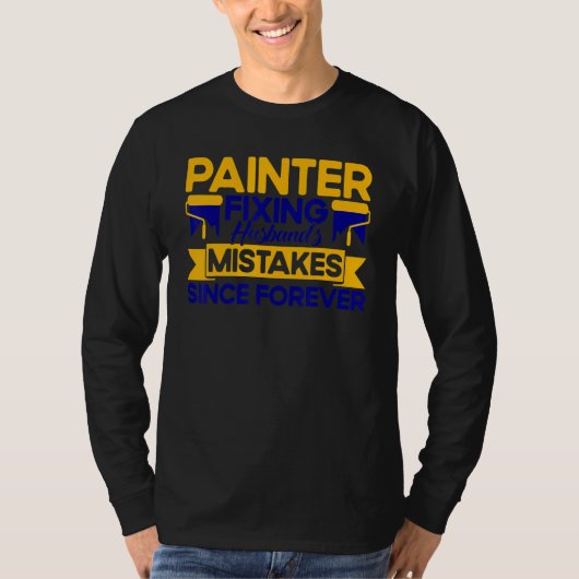 Mens House Painter Decorator Painter Fixing Husban Tシャツ (正面)