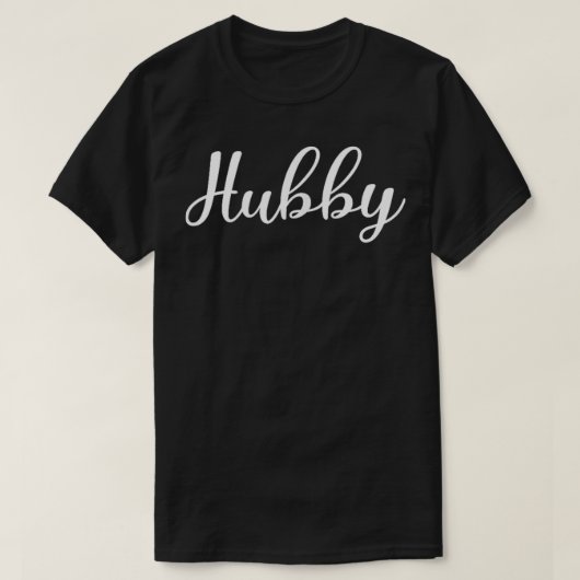 Mens Husギフトおもしろいハビーのためのかわいいマッチングコ Tシャツ (デザイン正面)