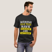 Mens HVAC素晴らし技術者は顎骨とタトゥーを持っている Tシャツ (正面フル)