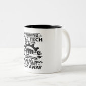 Mens Hvac Technician Cooling Professional Hvac Tec ツートーンマグカップ (正面右)