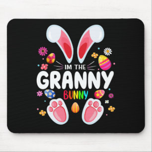 Mens IはGranny Bunny Matching Family Easter P マウスパッド