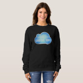 Mens I保パパのジョークが私のパパ- A - Base Cloud スウェットシャツ (正面フル)