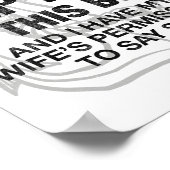 Mens I Am The Captain Of This Boat Funny Boating  ポスター (角)