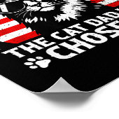 Mens I Didn't Choose The Cat Dad Life Chose Me  ポスター (角)