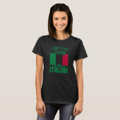 Mens I Dont Scare Easily My Wife Is Italian Me Pro Tシャツ (正面フル)