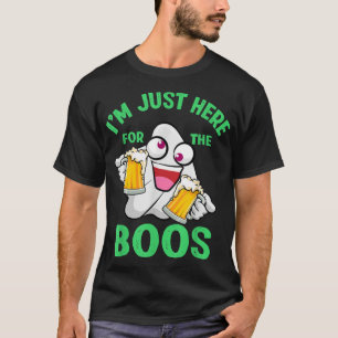 Mens I Just For The Boos Halloween Beer Dru Tシャツ