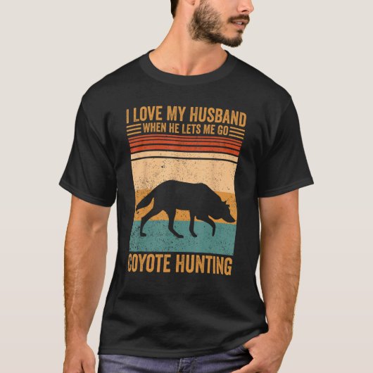 Mens I Love My Hands He Let Me Coyote狩りC Tシャツ (正面)