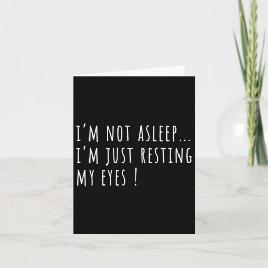 Mens I&# m Not Need I&# m Just Stay My Eyes カード (正面)
