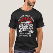 Mens I Snore Motorcycle Tシャツ (正面)