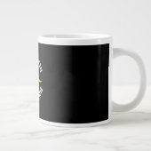 Mens I Work With Electrician Union ジャンボコーヒーマグカップ (右)