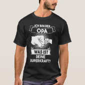 Mens Ich bin der Opa Opa Großvater Tシャツ (正面)